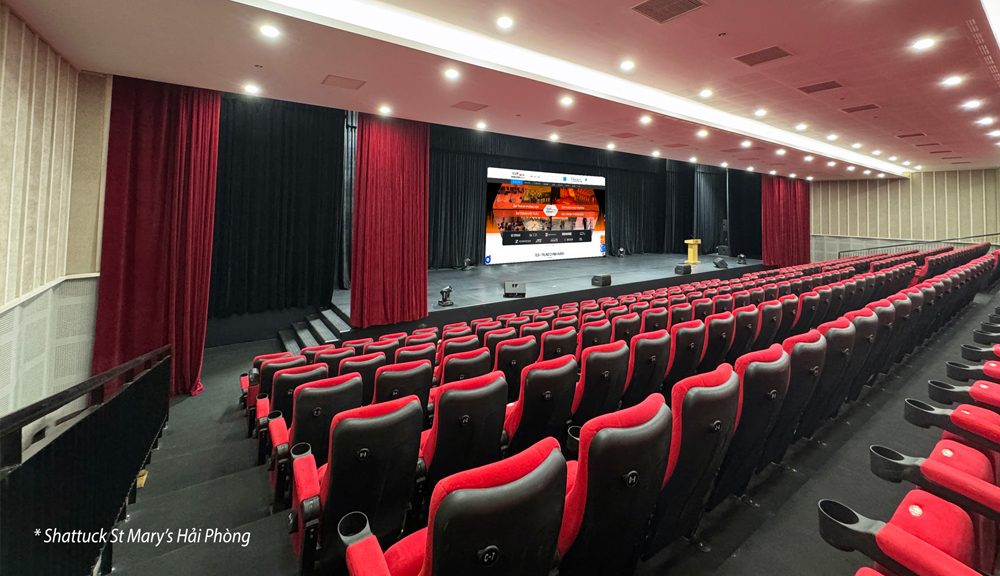 Âm thanh hội trường giảng đường trường Shattuck St mary School Hải Phòng