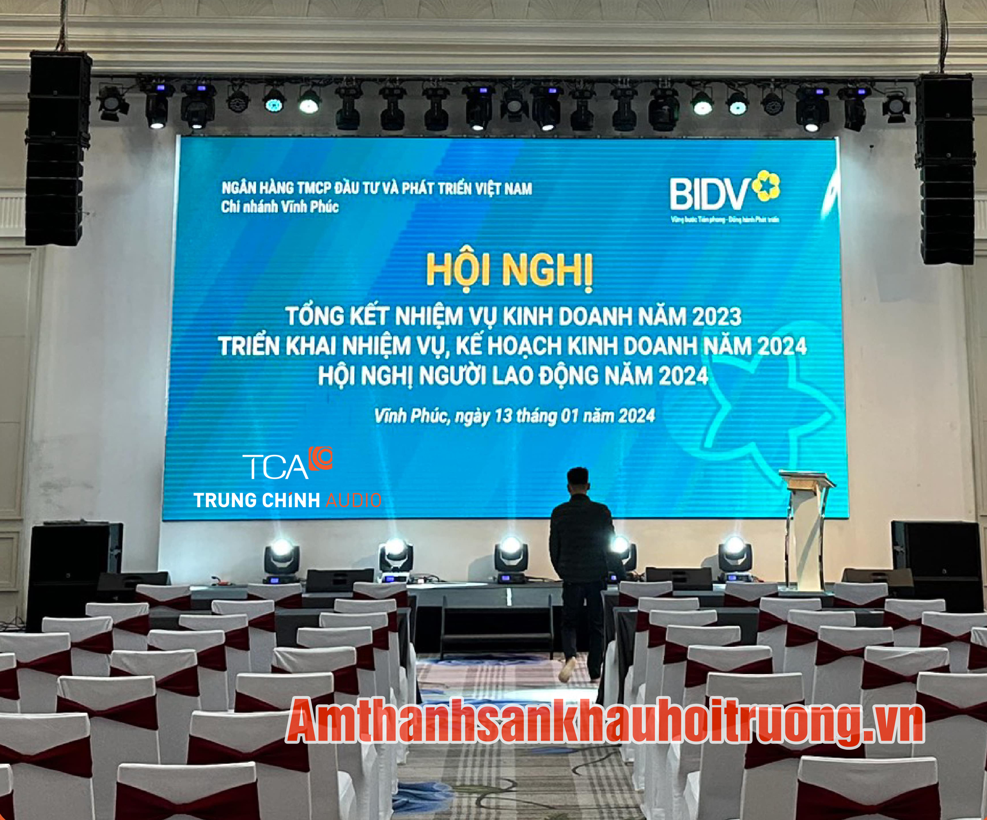 Thi công âm thanh ánh sáng khách sạn De L’Amour Tam Đảo